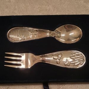 Tiffany & Co Sterling Silver Baby Flatware 2 piece set